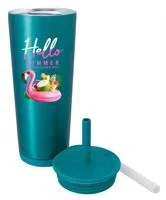 Astrid Recycled Stainless Steel Vacuum Tumbler - 24 oz. — view 4