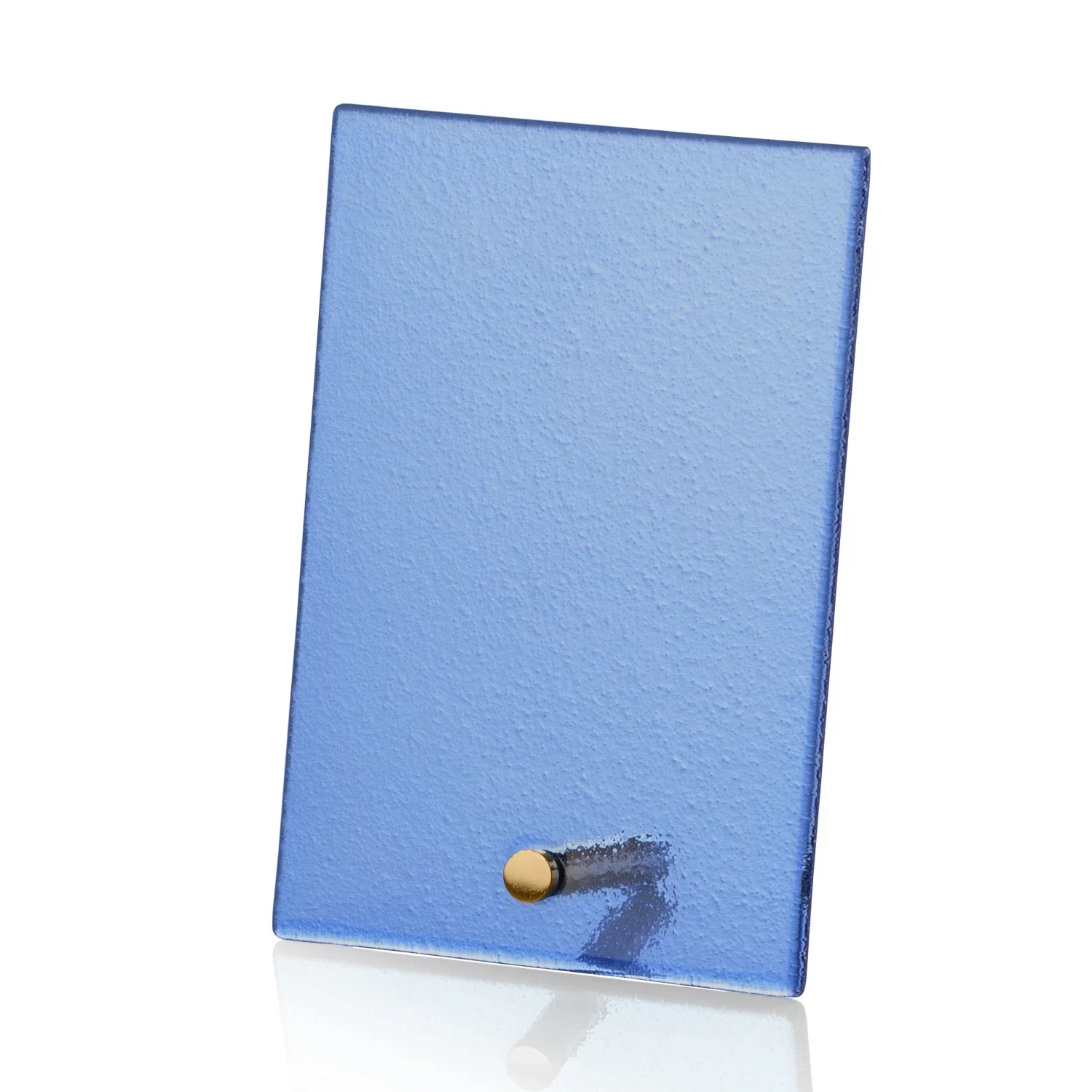 Branded Frosted Ice-Texture Glass Rectangle Award With Full-Color Print Option, metal awards for employee recognition