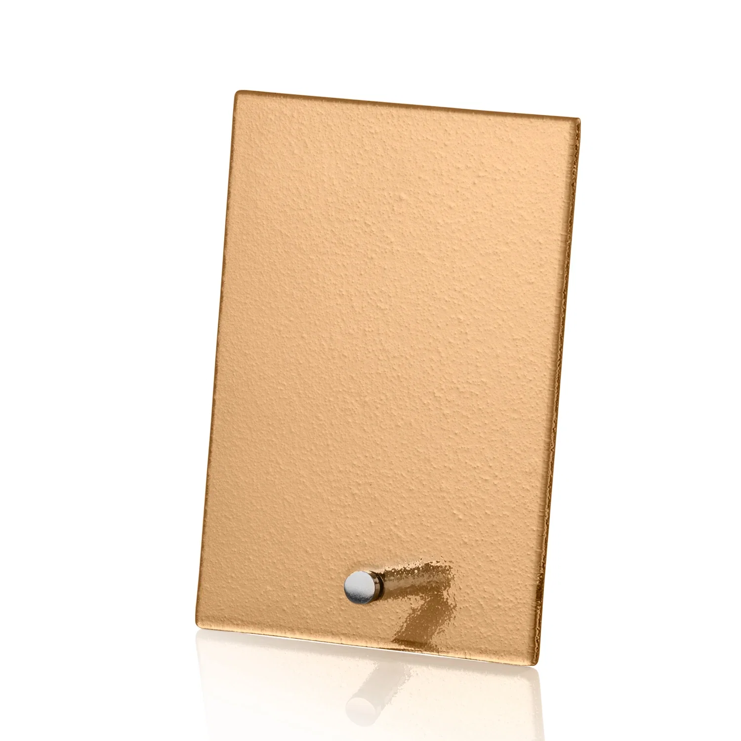 Branded Frosted Ice-Texture Glass Rectangle Award With Full-Color Print Option, metal awards for retirement presentations