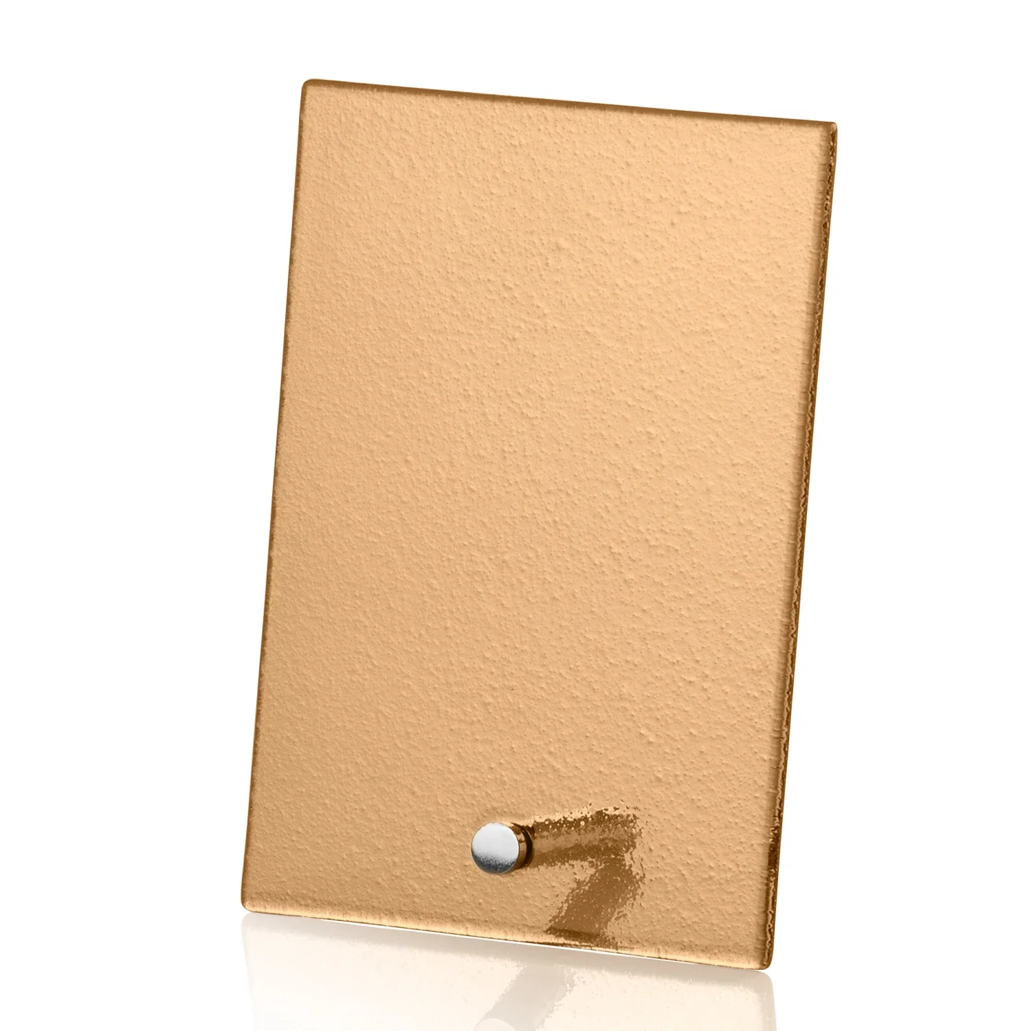 Branded Frosted Ice-Texture Glass Rectangle Award With Full-Color Print Option, metal awards for donor appreciation