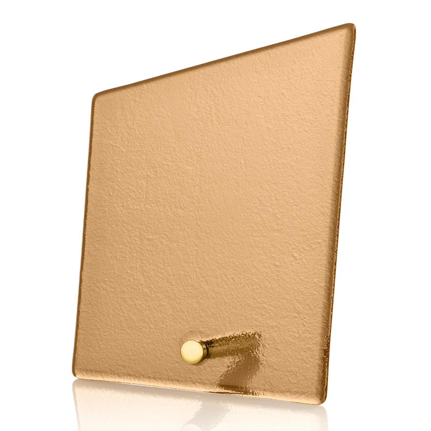 Branded Frosted Ice-Texture Glass Slant Award, 3.5 x 4.75 in Imprint Area, metal awards for sales achievement awards