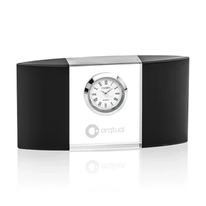 Optical Crystal Desk Clock With Separate Clock Face