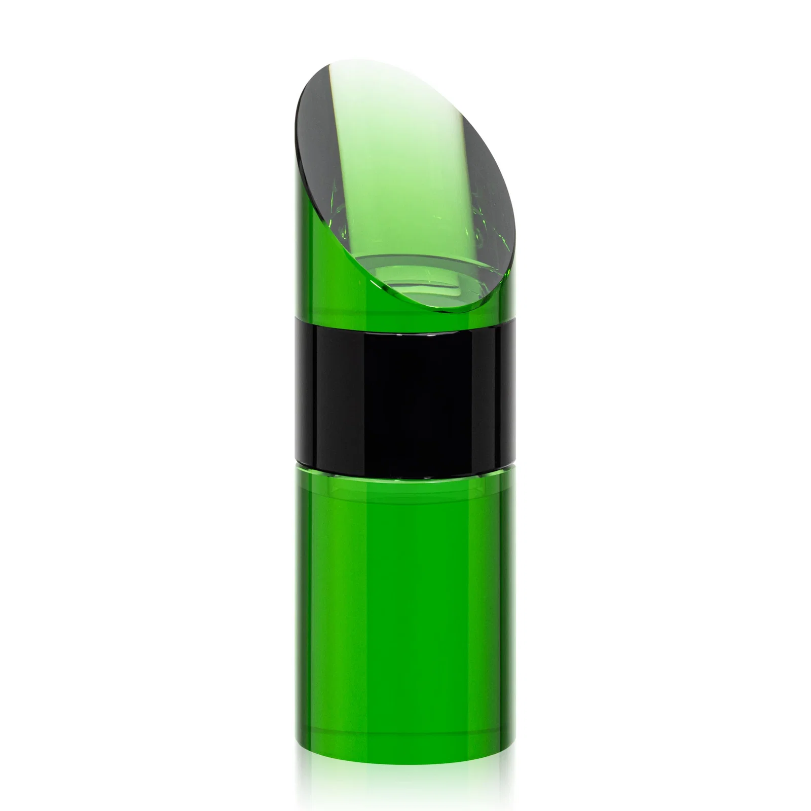 Custom Optical Crystal Stacking Tower Award with Circular Blocks, with your logo for dealer and partner awards