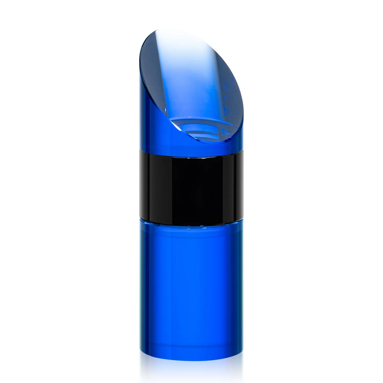 Personalized Optical Crystal Stacking Tower Award with Circular Blocks, with your logo for graduation ceremonies