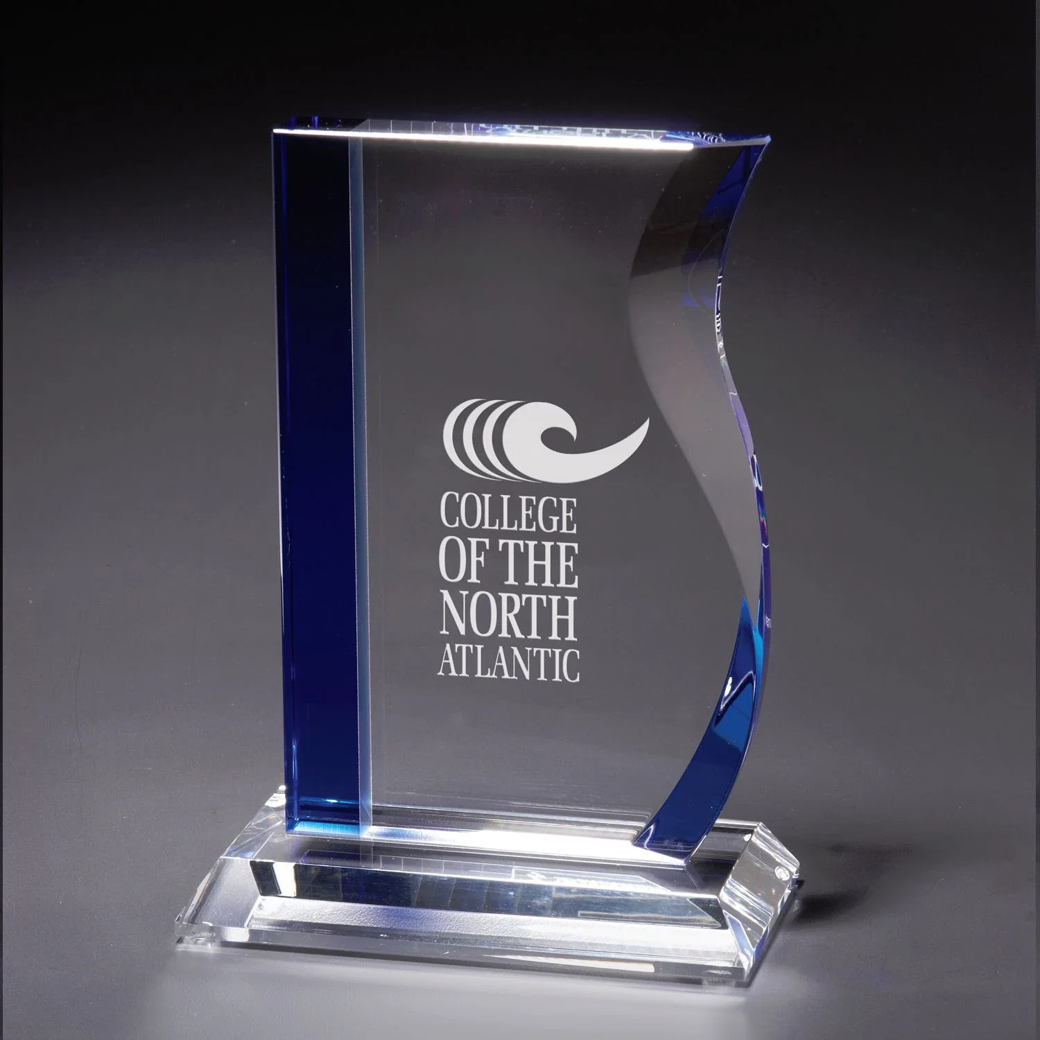 Auckland Cobalt Optically Perfect Award — Clear / Blue — view 2