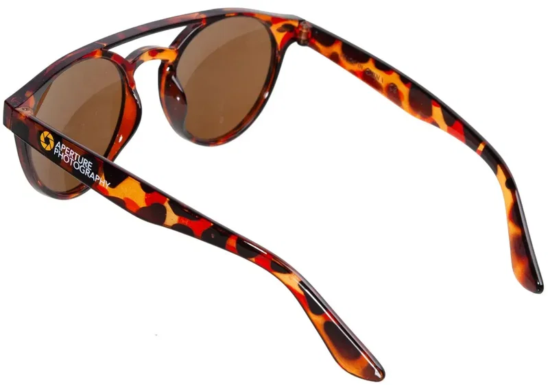 Personalized Aurora Round Sunglasses - Custom Logo Print — view 2