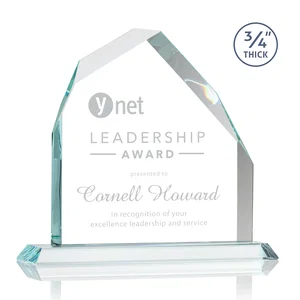 Starfire Crystal Peak Award with Divergent Bevel Edges