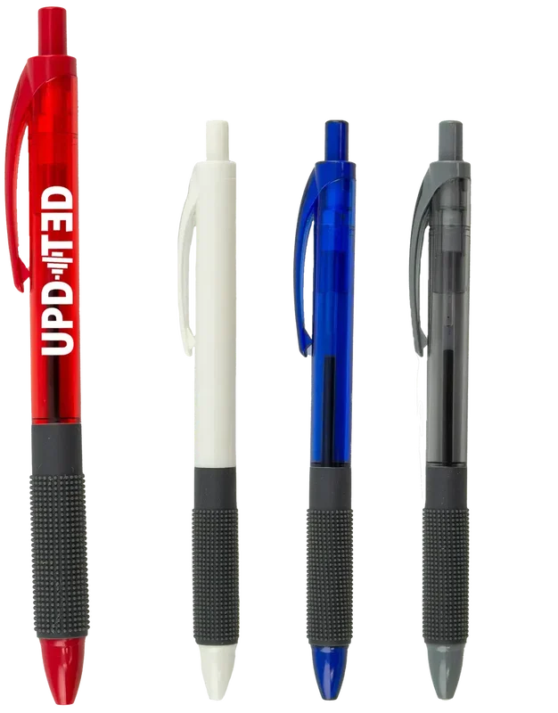 Personalized Massage Grip Translucent Pen — view 3