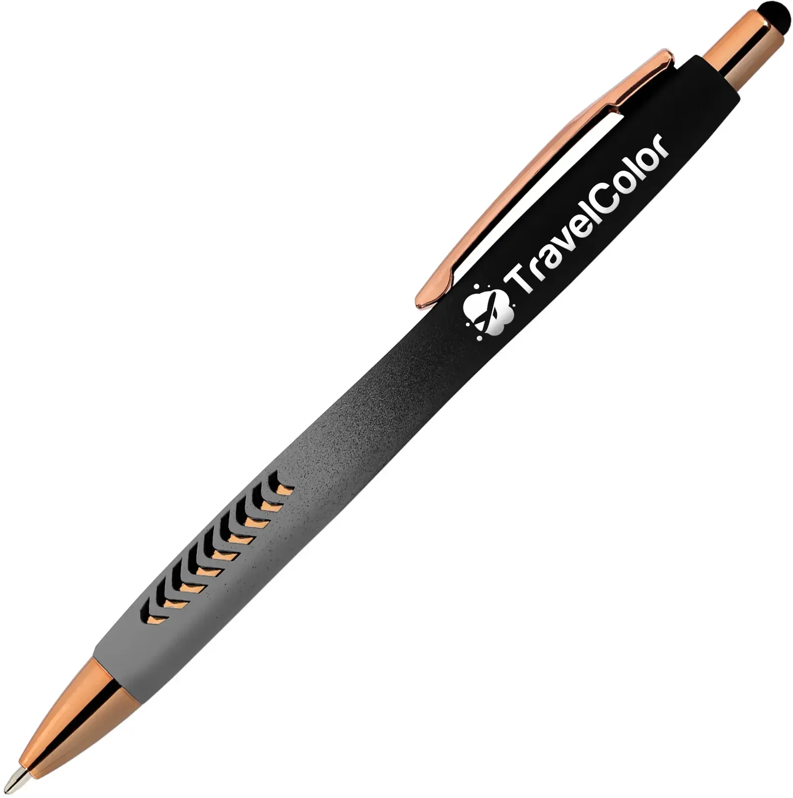 Avalon Ombre Softy Rose Gold Pen w/ Stylus — view 2