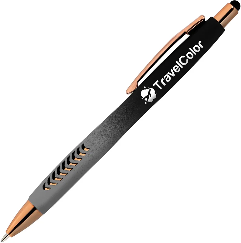 Avalon Ombre Softy Rose Gold Pen w/ Stylus — view 2