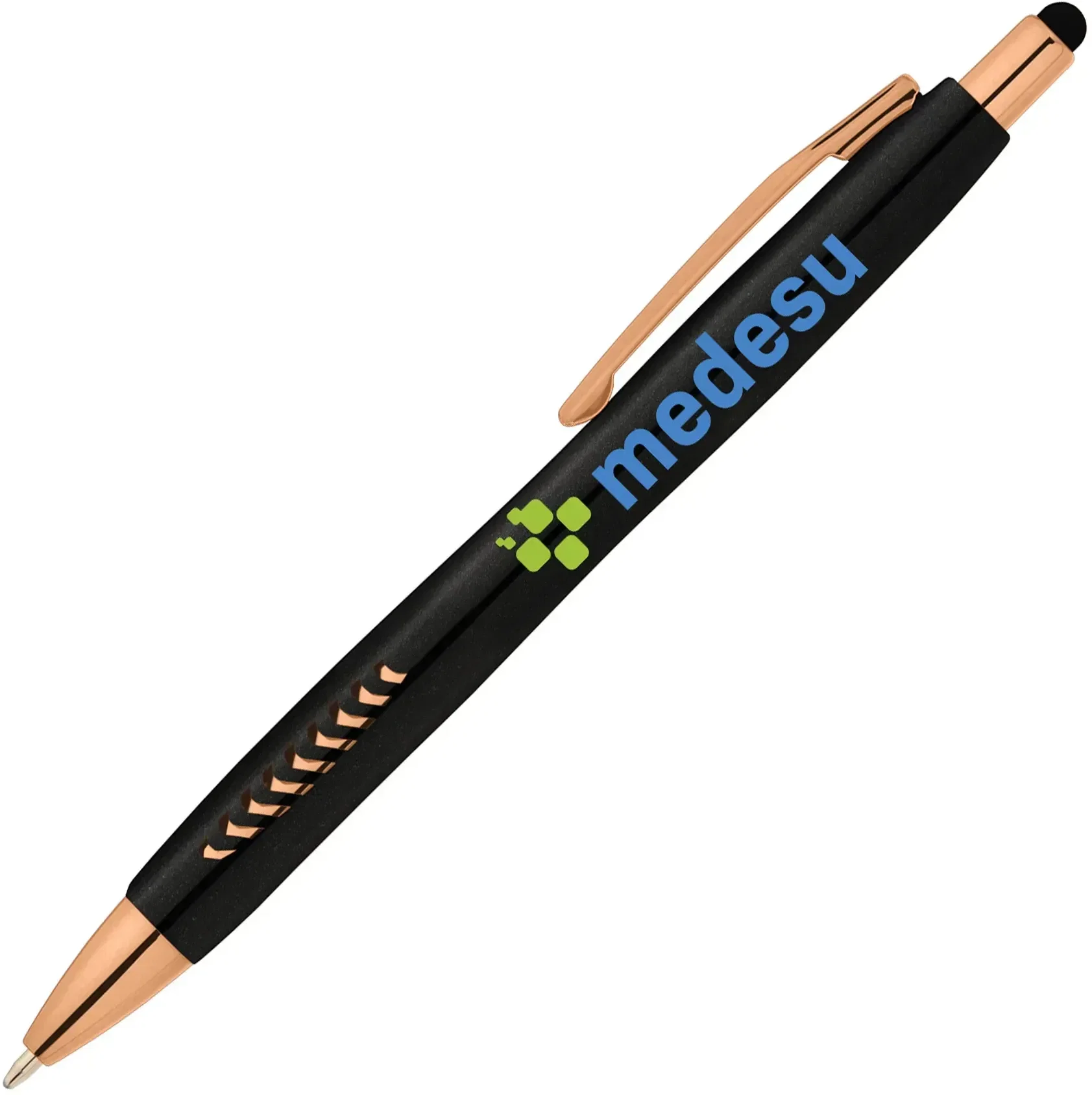 Avalon Pearl Rose Gold Stylus Pen (Black Pen) — view 2