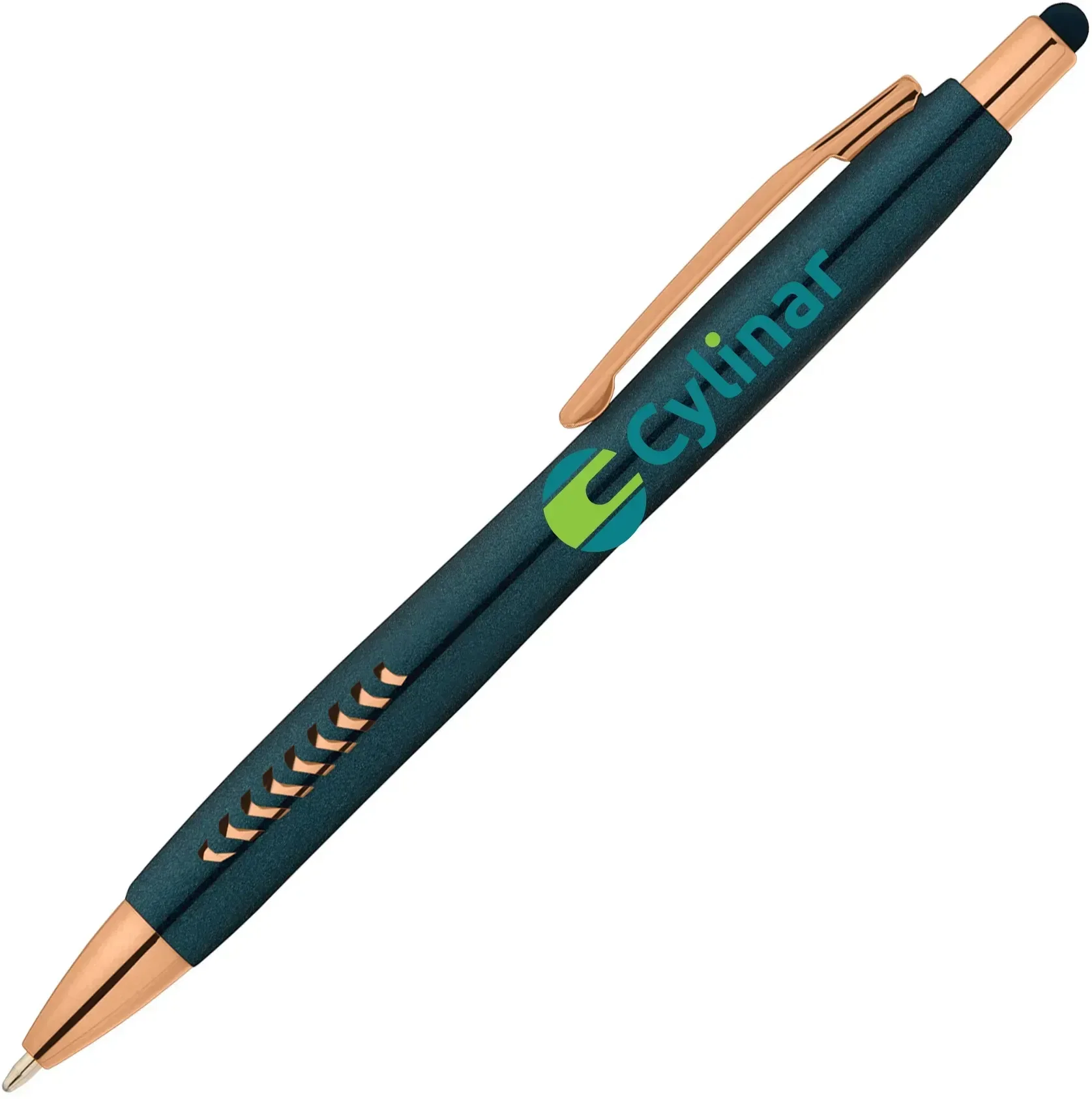 Avalon Pearl Rose Gold Stylus Pen (Black Pen) — view 3