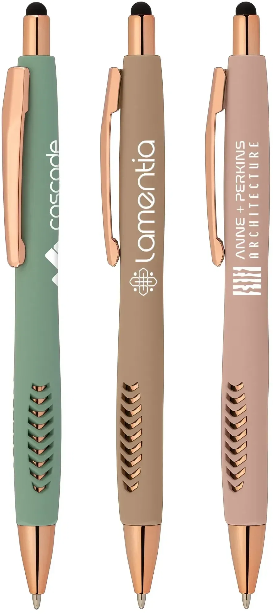 Avalon Softy Rose Gold Pen w/ Stylus