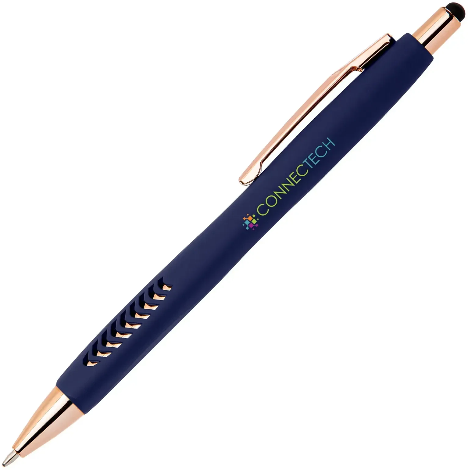 Avalon Softy Rose Gold Pen w/ Stylus Pen (Black Ink) — view 3