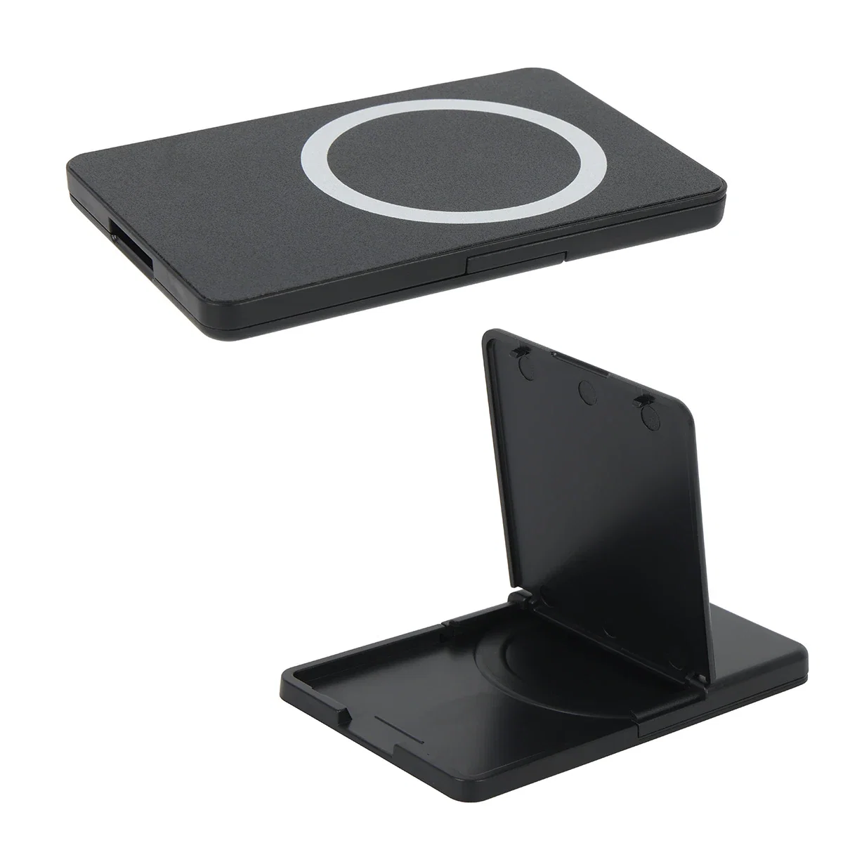 Avenue Magnetic Phone Wallet & Stand shown attached to the back of a smartphone