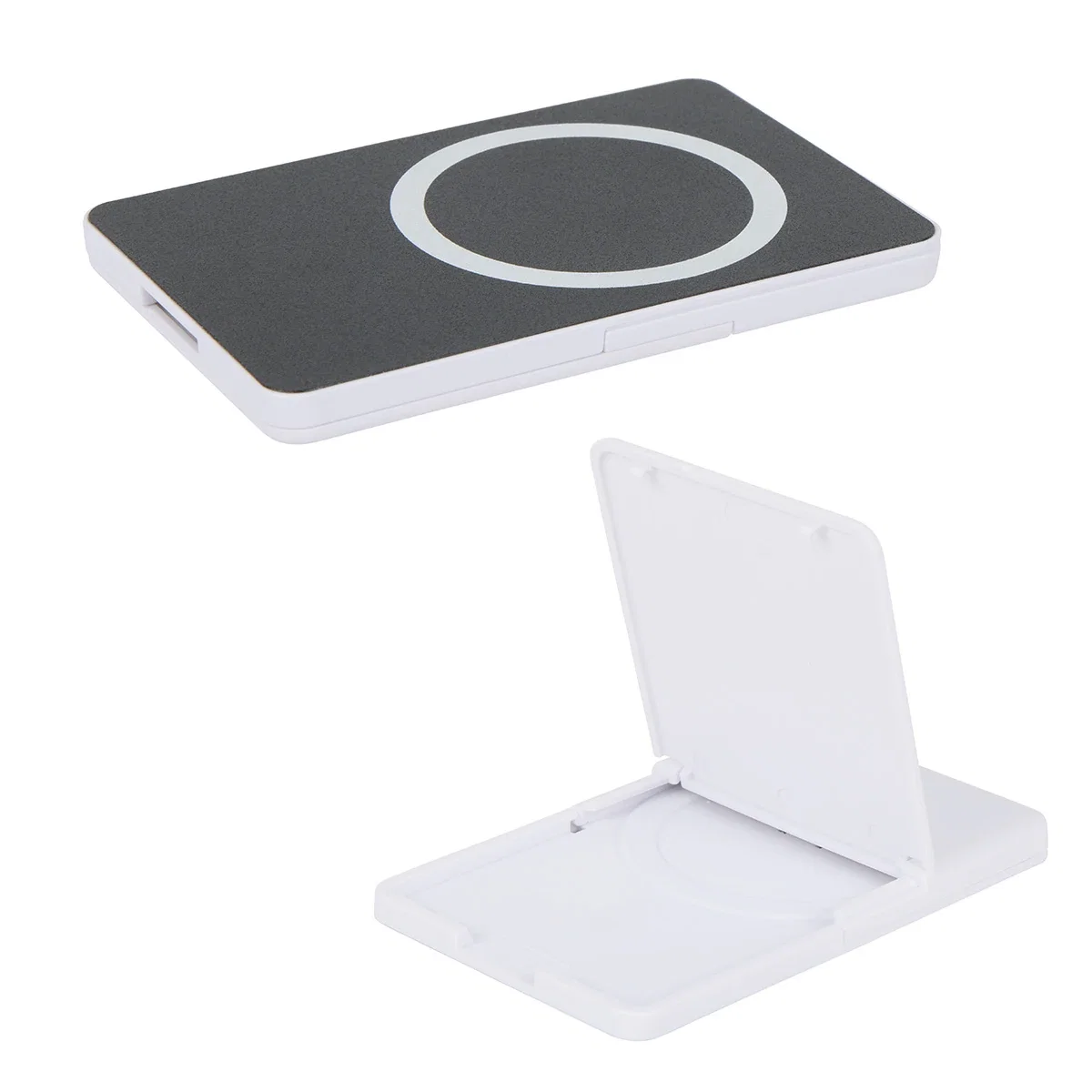 Avenue Magnetic Phone Wallet & Stand in use, propped up in stand mode