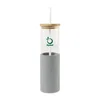 Aviana™ Journey Glass Tumbler with Straw - 20 Oz in Dove Grey