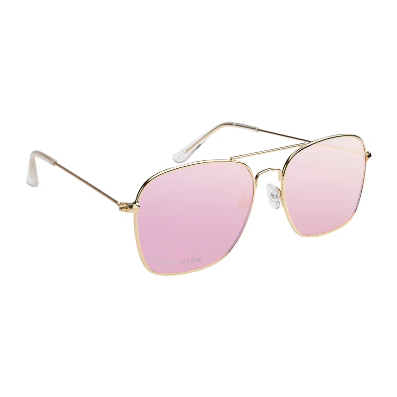 Aviator Sunglasses With Mirrored Lenses — view 10