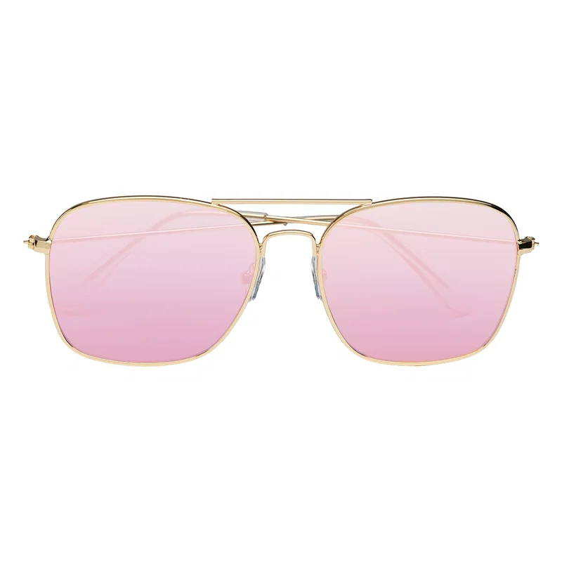 Aviator Sunglasses With Mirrored Lenses — view 9