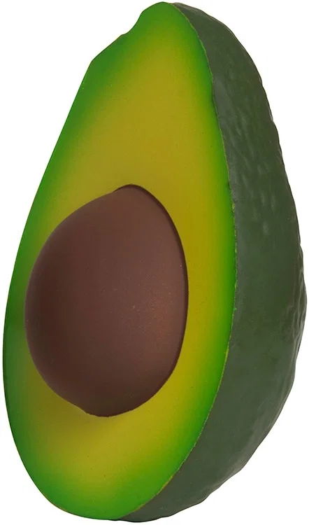 Imprinted Avocado Stress Reliever — view 3