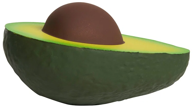 Imprinted Avocado Stress Reliever — view 7
