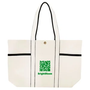 Aware™ 10 Oz. Recycled Cotton Canvas Tote Bag