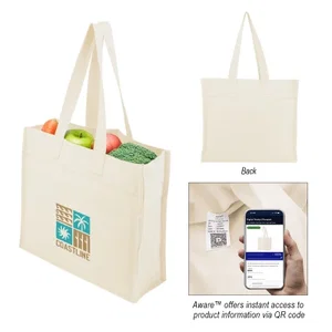 Aware™ 14 Oz. Recycled Cotton North/South Tote