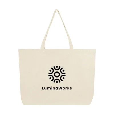 Aware™ 9 oz. Recycled Cotton Shopper Tote Bag — view 4