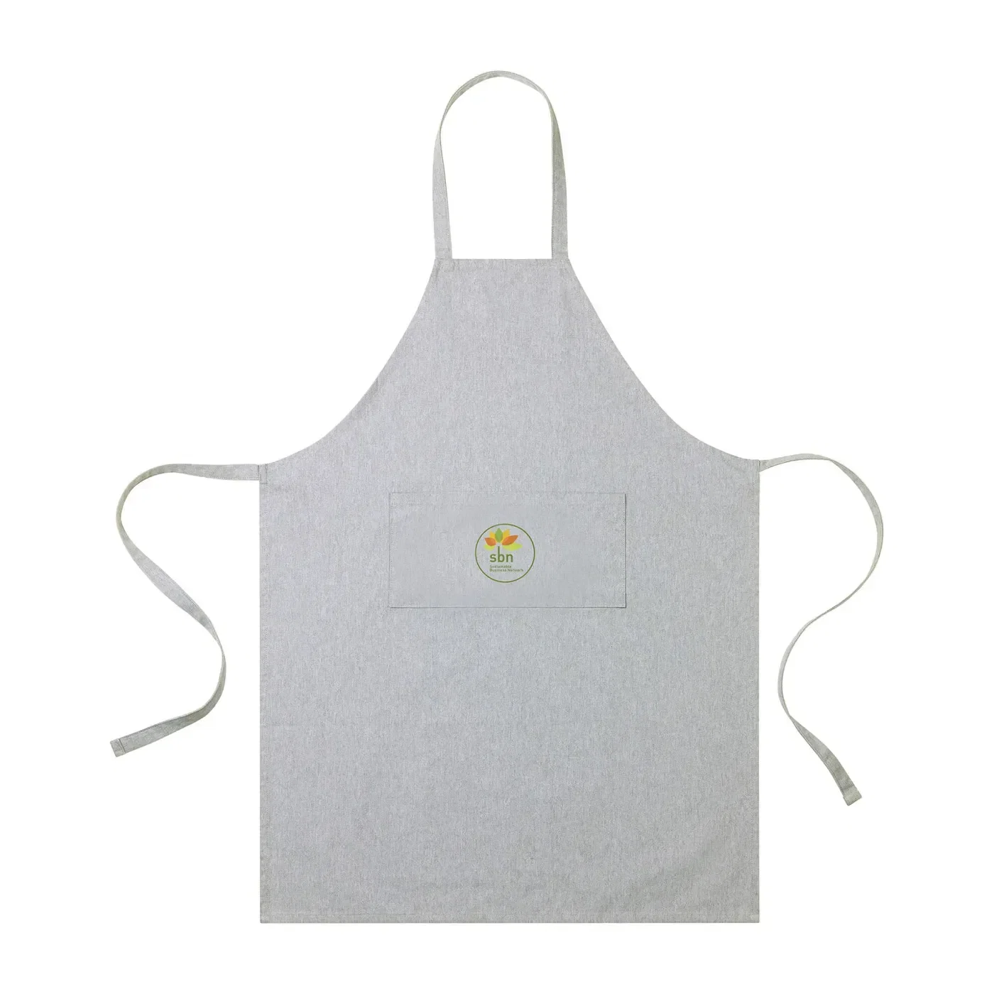 AWARE™ Recycled Cotton Bib Front Apron With Pocket — view 4
