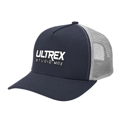Front of the two-tone hat straight on
