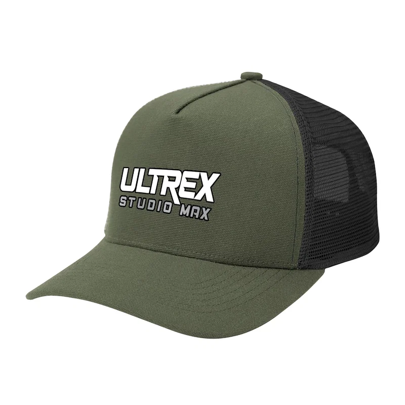 Aware™ Recycled Cotton Cap Mesh Back Cap — view 9