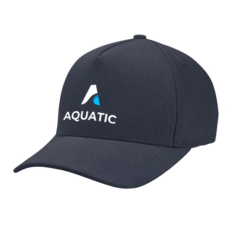 Aware™ Recycled Cotton Cap with Leatherette Backstrap — view 10
