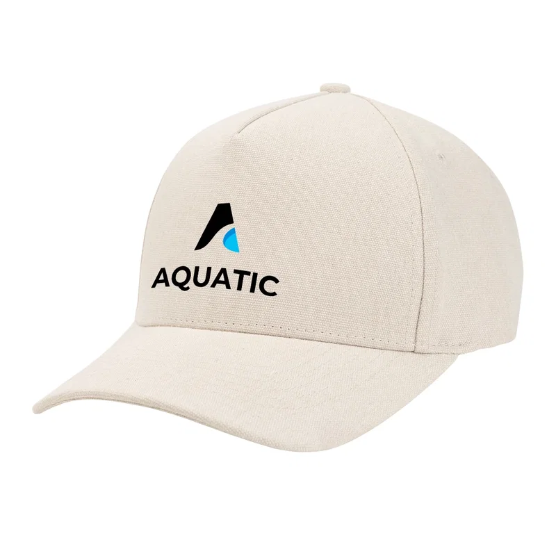 Aware™ Recycled Cotton Cap with Leatherette Backstrap — view 12