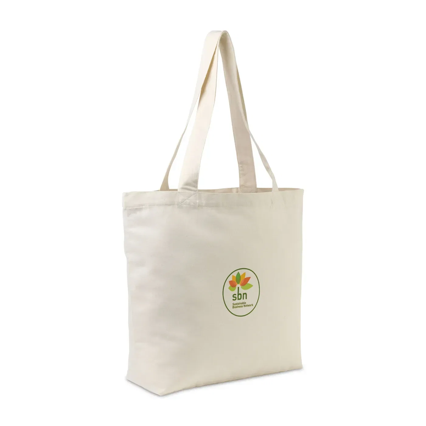 AWARE™ Recycled Cotton Shopper Tote Bag with Interior Zip Pocket — view 4