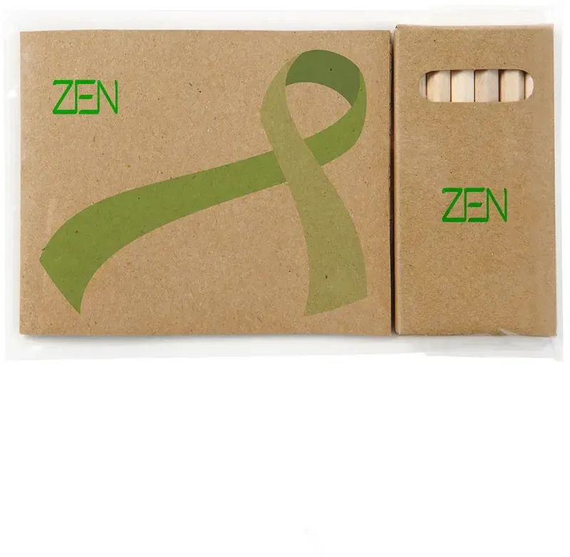 Awareness Ribbon Adult Coloring Book & Pencil Set — view 10