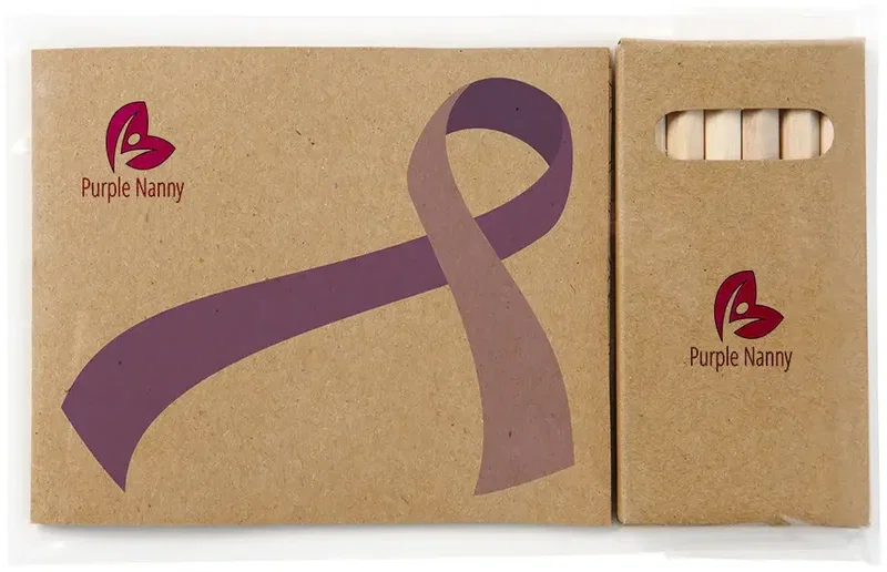 Awareness Ribbon Adult Coloring Book & Pencil Set — view 7