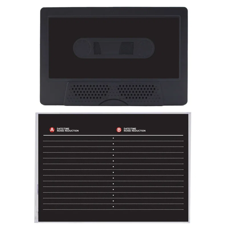 Back side with playback buttons and a charging port