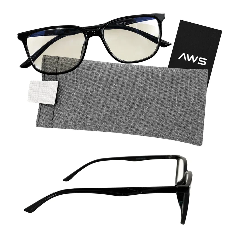 AWS Blue Light Blocking Glasses With Pouch — view 5