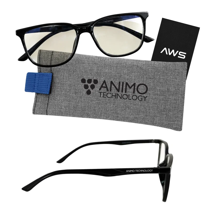 AWS Blue Light Blocking Glasses With Pouch — view 6
