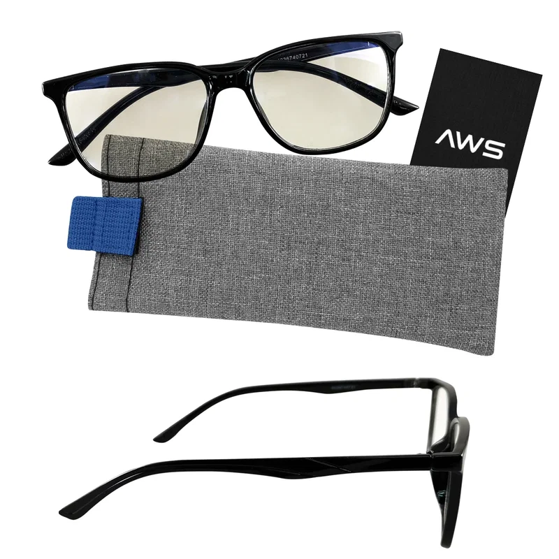 AWS Blue Light Blocking Glasses With Pouch — view 7