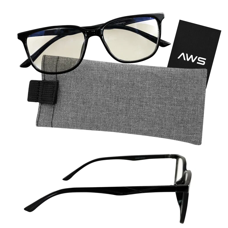 AWS Blue Light Blocking Glasses With Pouch — view 9