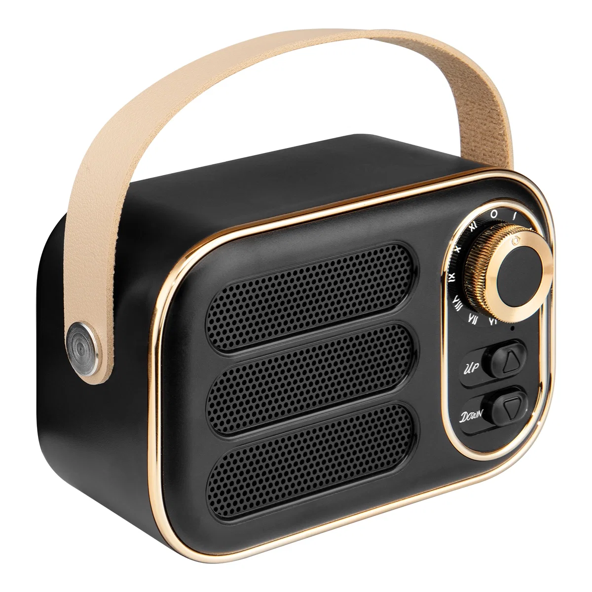 Grille covers the speaker driver across the face