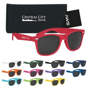 AWS Velvet Touch Malibu Sunglasses With Pouch