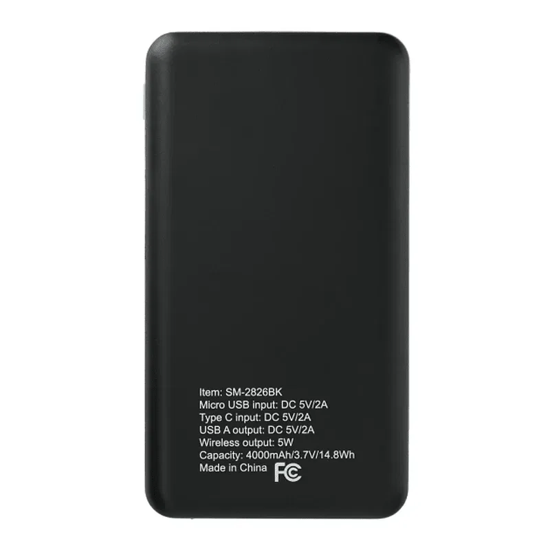 Custom Axial Wireless Power Bank - 4000 mAh — view 11