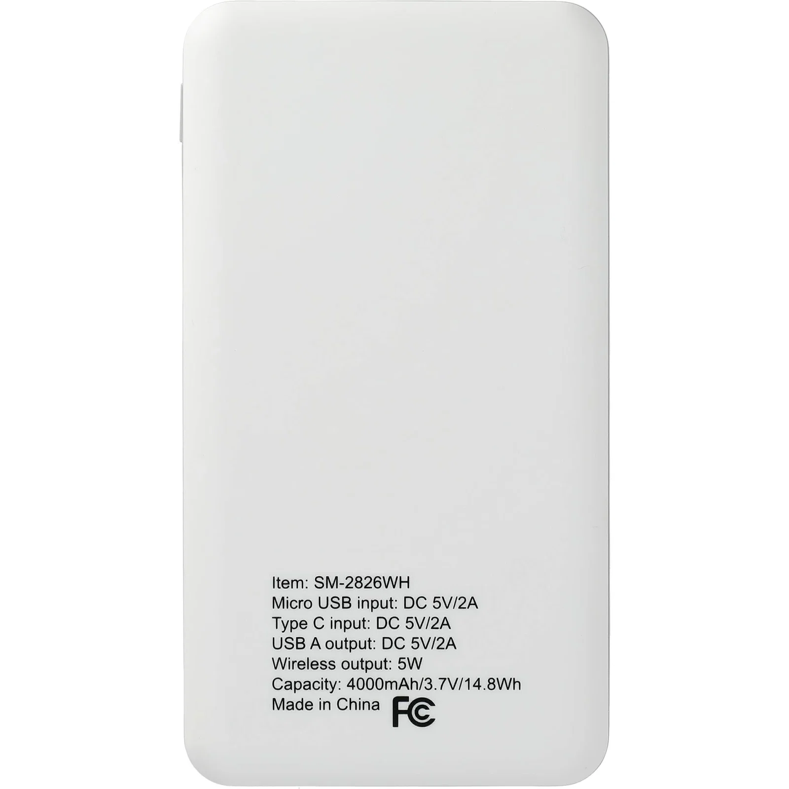 Custom Axial Wireless Power Bank - 4000 mAh — view 28