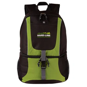 Ripstop Backpack Cooler with Wet and Dry Sections, 12" x 16.5" x 7.88", Full-Color Imprint