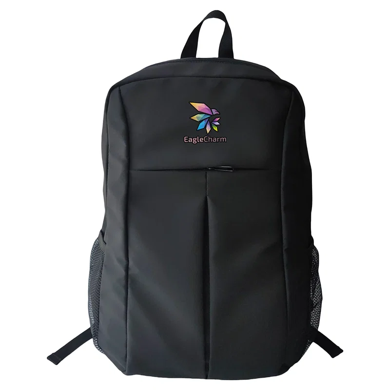 Angled view of the branded Backstreet Urban Backpack