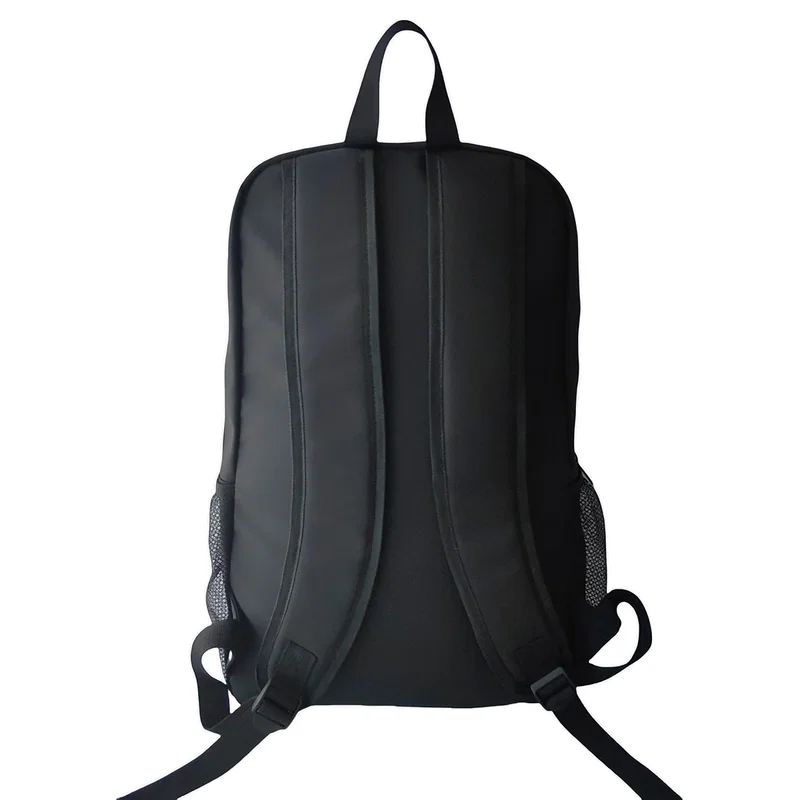 Bottom view of the custom Backstreet Urban Backpack showing its base and stitching detail