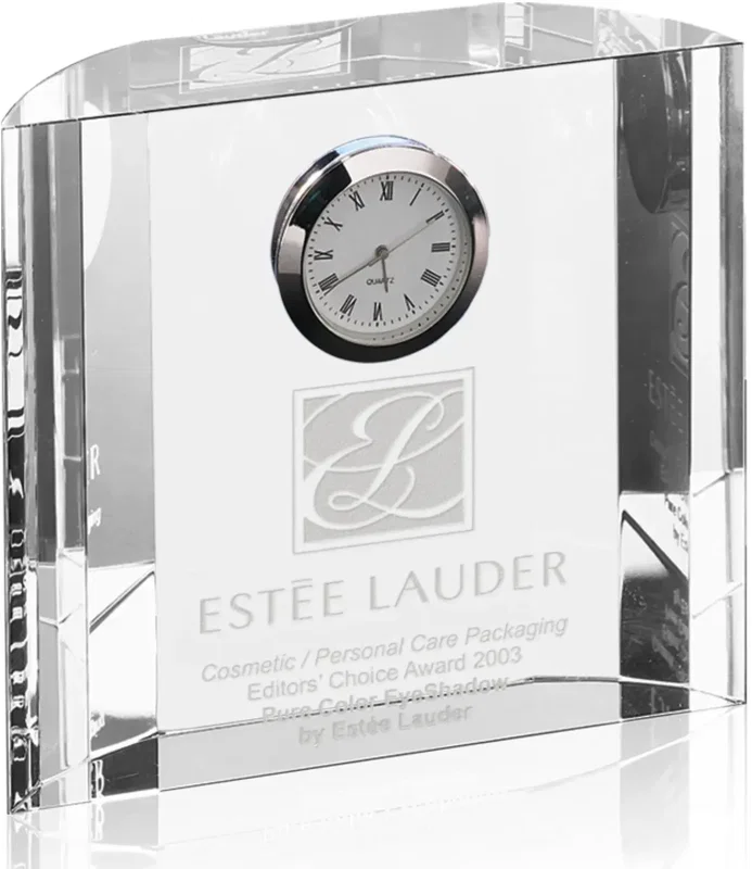 5" Customizable Baffin Clock with Quartz Insert β view 1
