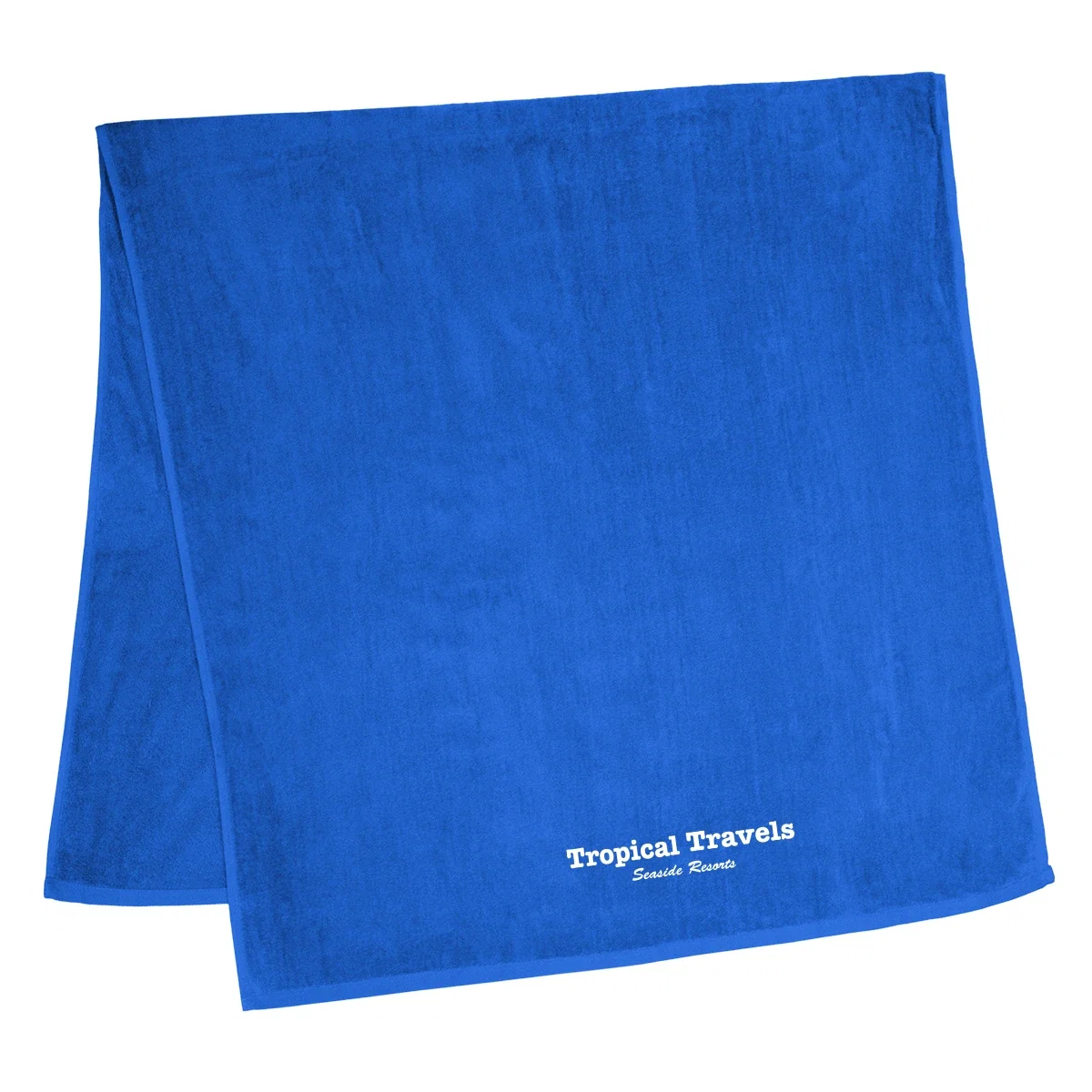 Blue version folded into a thick stack